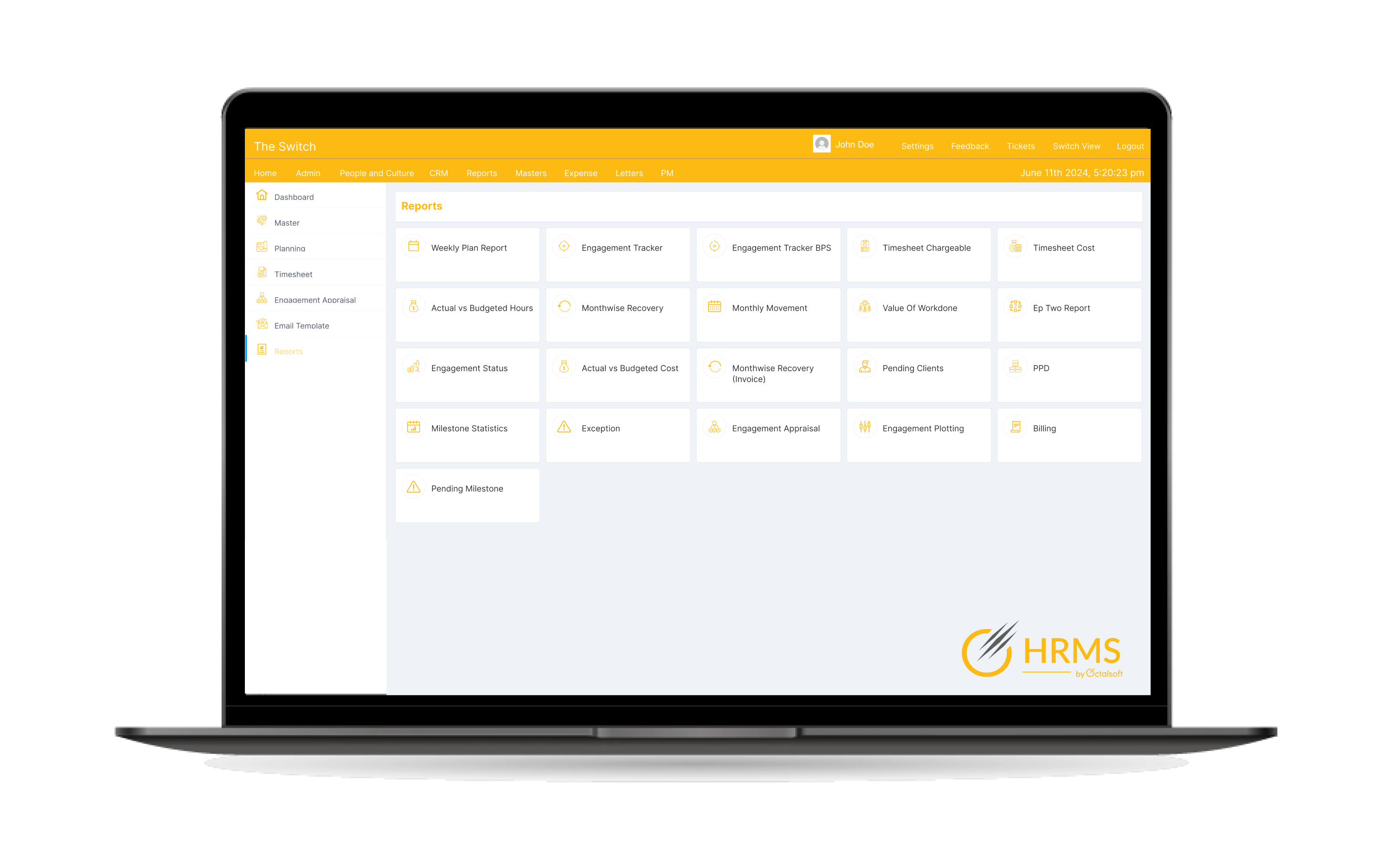 HRMS Banner