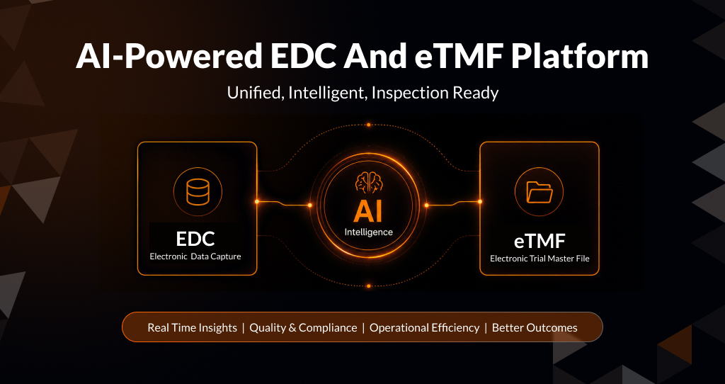 AI-powered EDC and eTMF platform recommendations for CROs managing 50+ concurrent trials